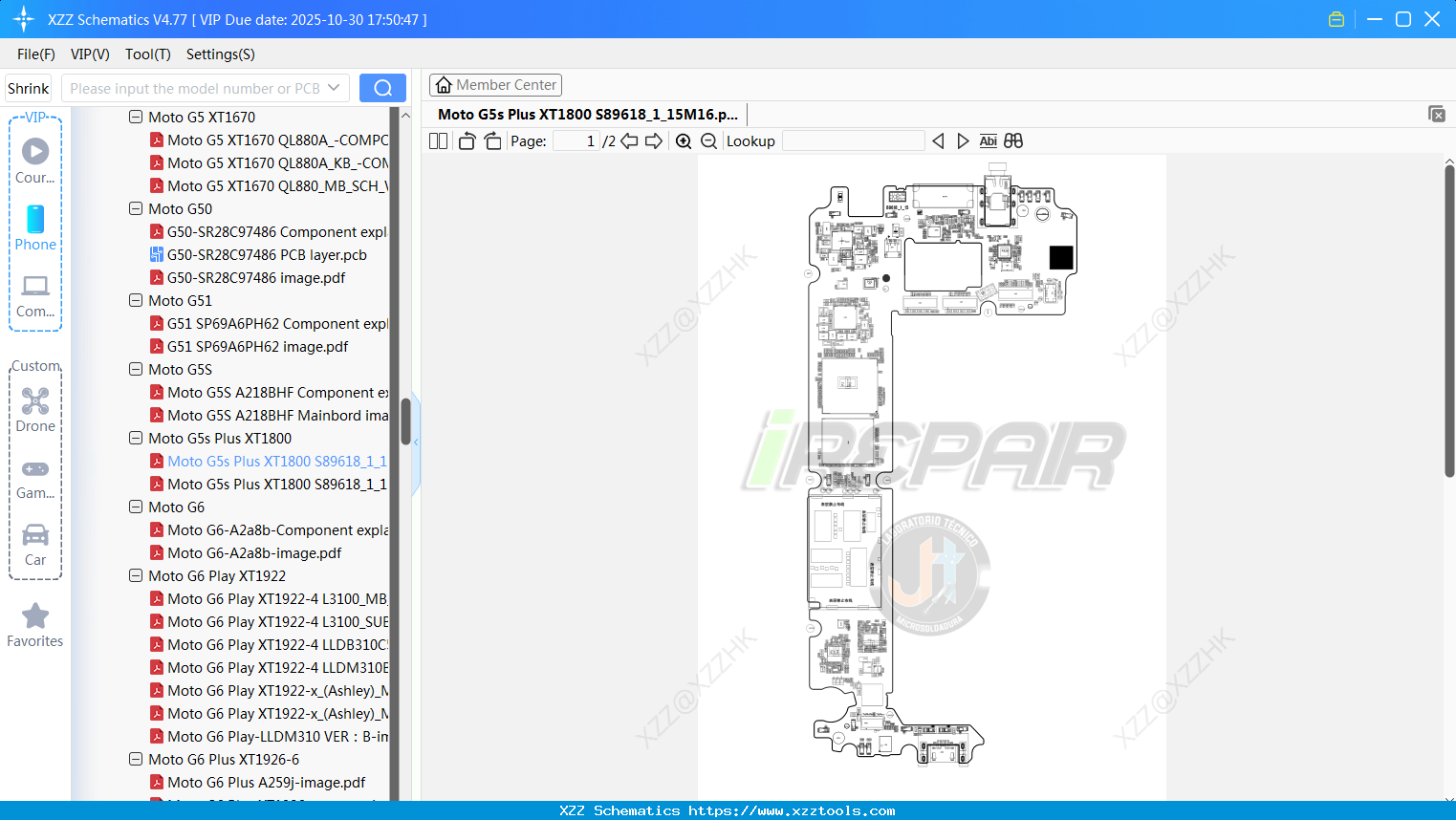 Motorola Moto G5s Plus XT1800 S89618_1_15M16